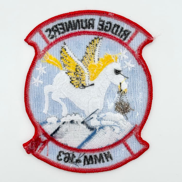 HMM-163 Ridge Runners Patch – Embroidered Insignia, Iron-On