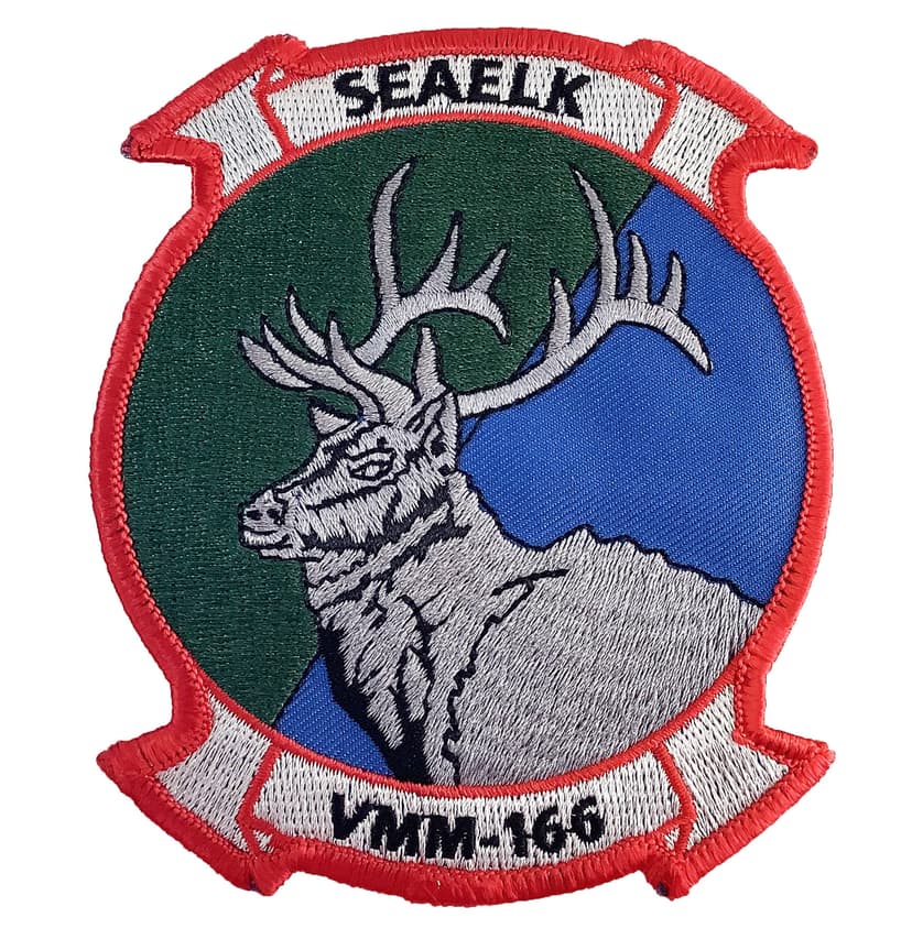 VMM-166 SEAELK Squadron Patch – Plastic Backing