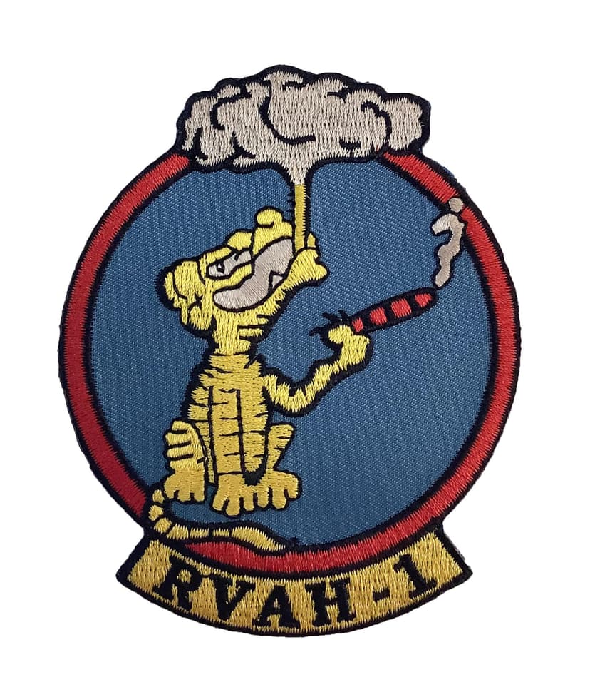 RVAH-1 Smokin Tigers Squadron Patch – Sew on