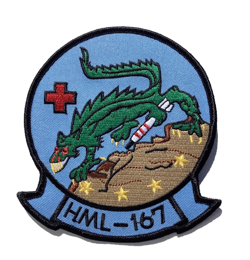 HML-167 Warriors Patch – Sew On