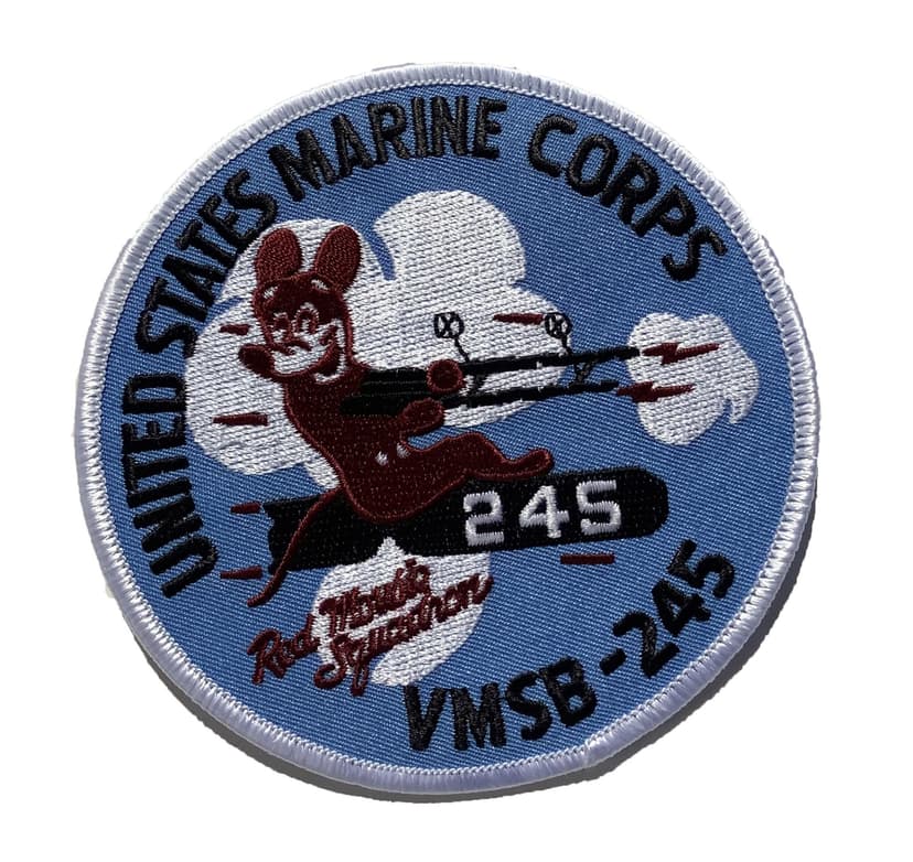 VMSB-245 Red Mousie Squadron Patch – Sew On