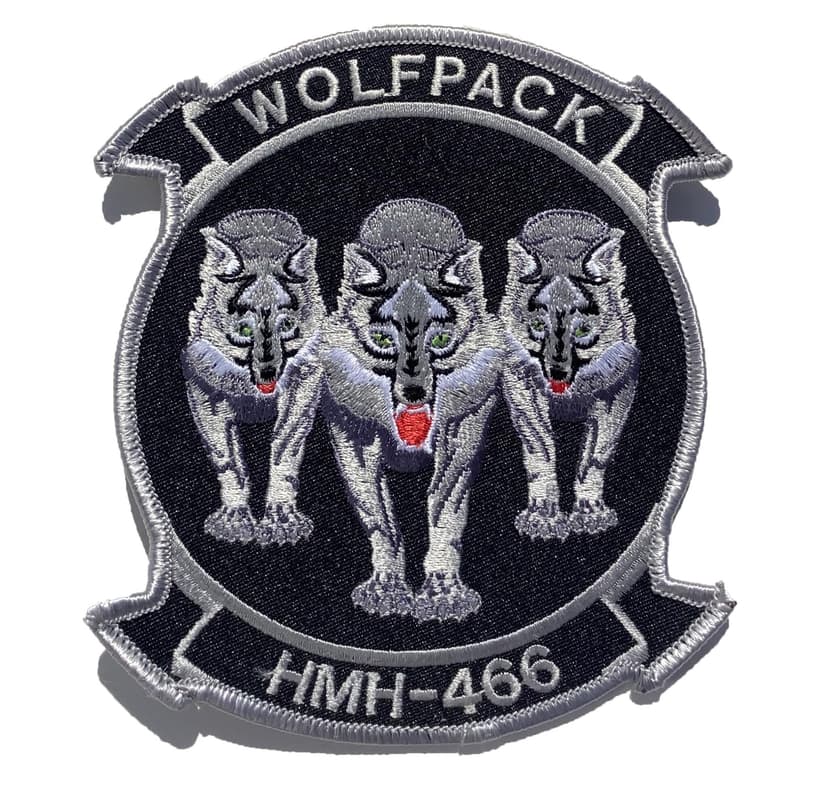 HMH-466 Wolfpack (3 Wolves) Patch – Sew On