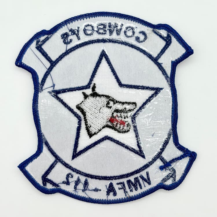 VMFA-112 Cowboys Patch – Embroidered, Iron on, 4 Inch