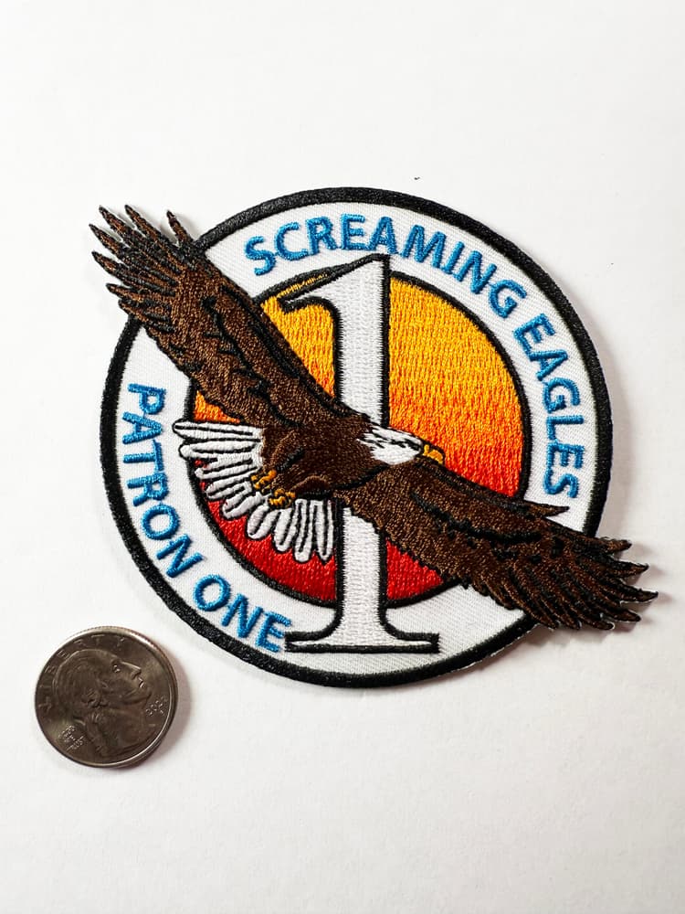vp-1 patch, screaming eagles patch, vp-1 1958 patch, patrol squadron one patch, naval aviation patch, aviation squadron insignia