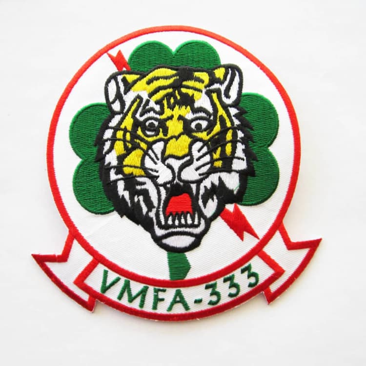 VMFA-333 Fighting Shamrocks Patch – Plastic Backing
