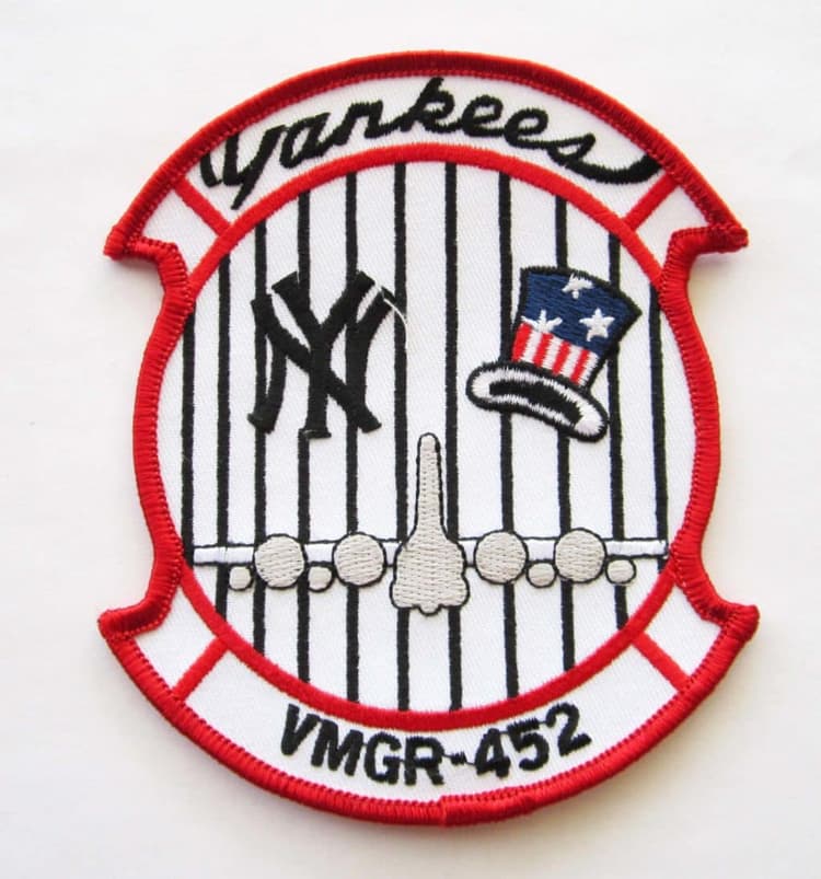 VMGR-452 Yankees Patch – Plastic Backing