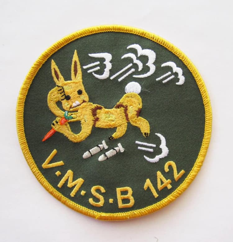 VMSB-142 Squadron Patch – Plastic Backing