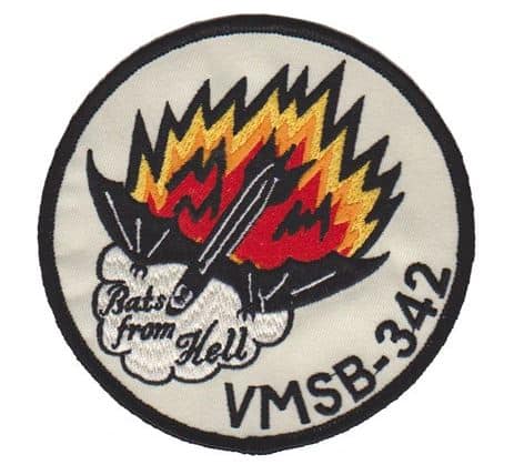 VMSB-342 Bats from Hell Patch – Plastic Backing