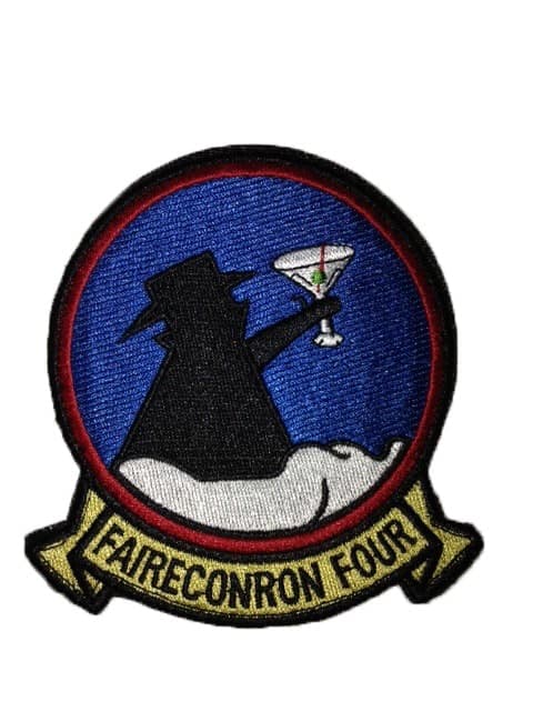 VQ-4 "Friday" Martini Patch – Hook and Loop, 4"
