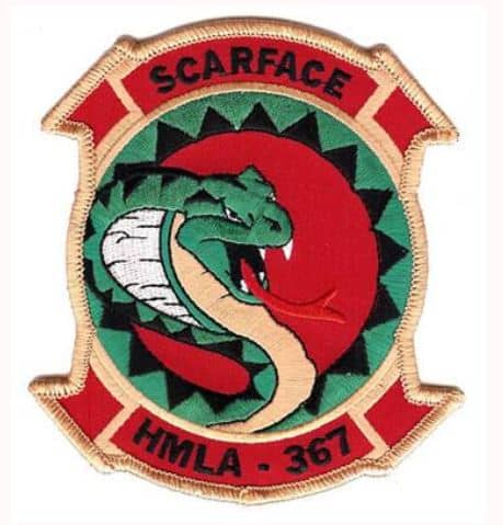 HML-367 Scarface Patch – Plastic Backing