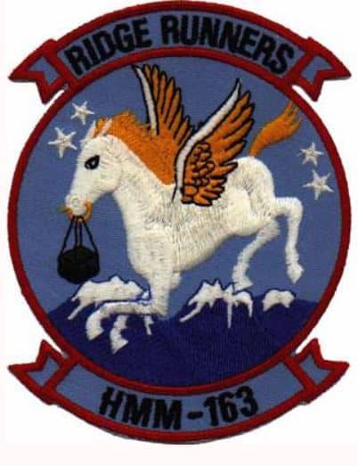 HMM-163 Ridge Runners Patch – Plastic Backing