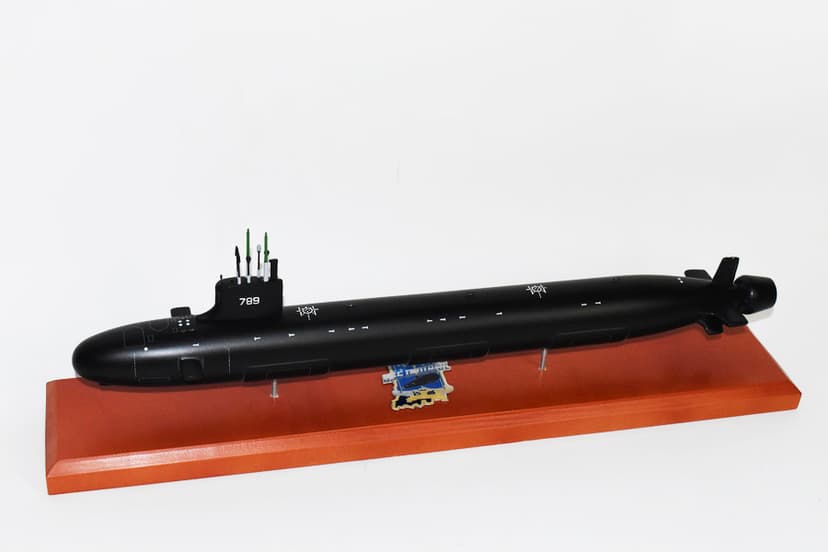 USS Indiana (SSN-789) Submarine Model