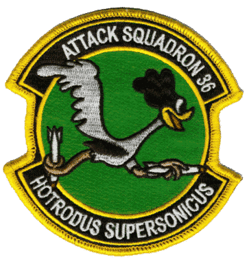 VA-36 Roadrunners Patch – Plastic Backing