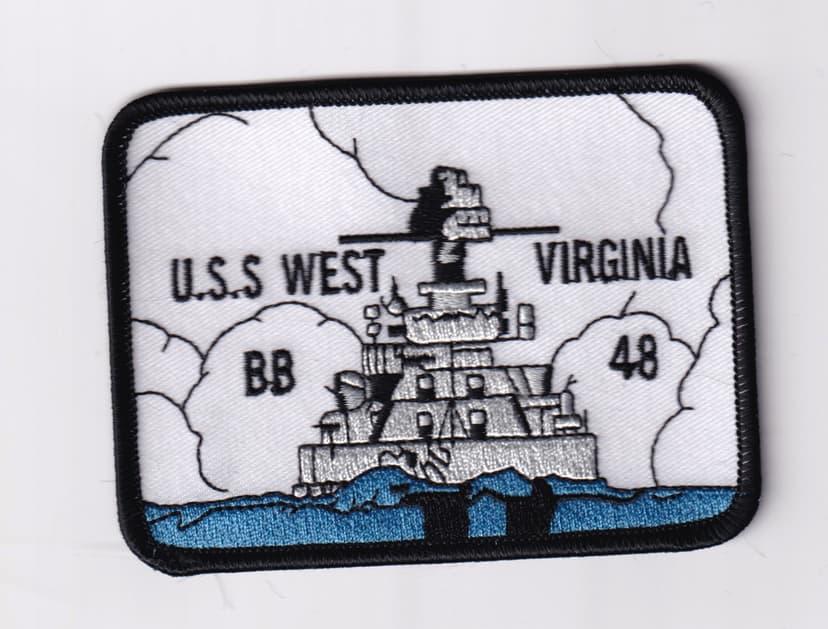 USS West Virginia BB-48 Patch
