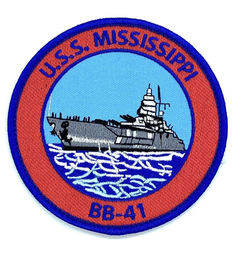 USS Mississippi BB-41 Patch