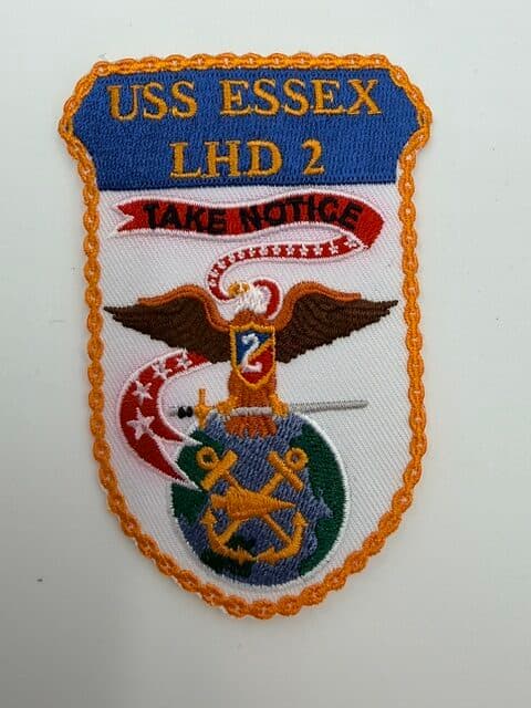 USS Essex LHD-2 Patch – Sew On