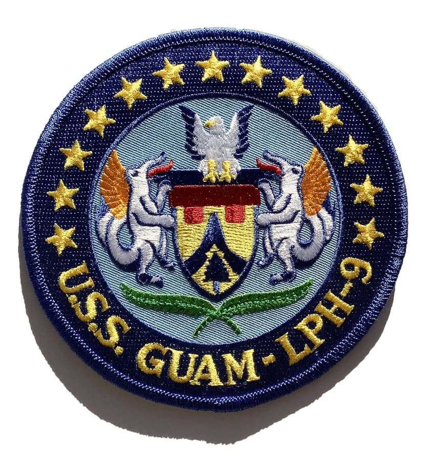 USS Guam LPH-9 Patch – Sew On