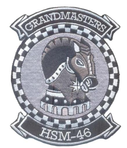 HSM-46 Grand Masters Squadron Patch – Plastic Backing