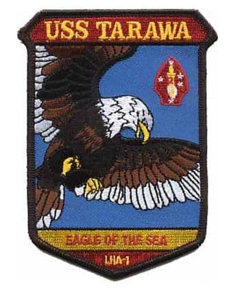 USS Tarawa LHA-1 Patch – Plastic Backing