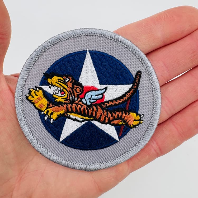US Army Air Corps Flying Tigers Patch – Embroidered WW2 Insignia, Sew-On