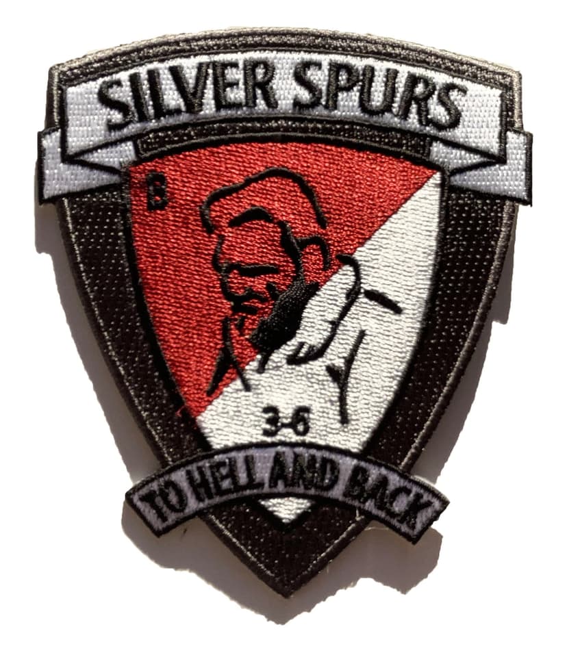US Army B Trp 3/6 Cav Silver Spurs Patch – Sew On