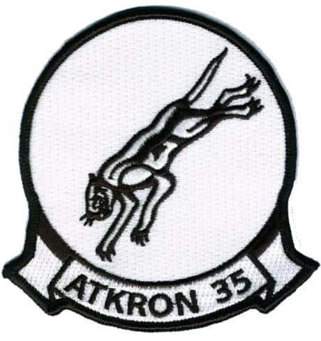 VA-35 Black Panthers Squadron Patch – Plastic Backing