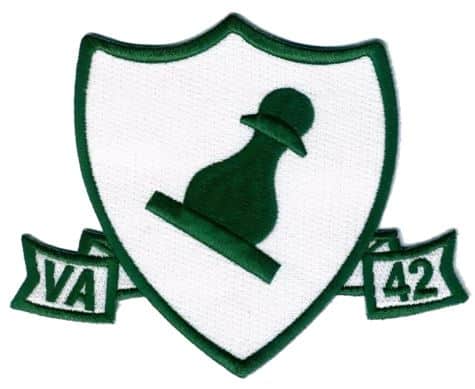 VA-42 Green Pawns Squadron Patch – Plastic Backing