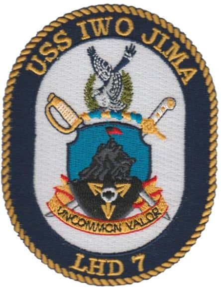 USS Iwo Jima LHD-7 – Plastic Backing