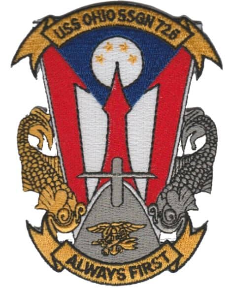 USS Ohio SSGN-726 – Plastic Backing