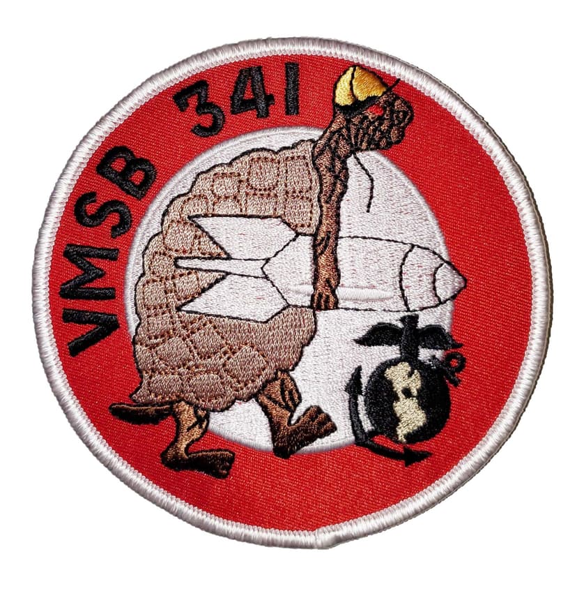 VMSB-341 Torrid Turtles Squadron Patch - Sew On