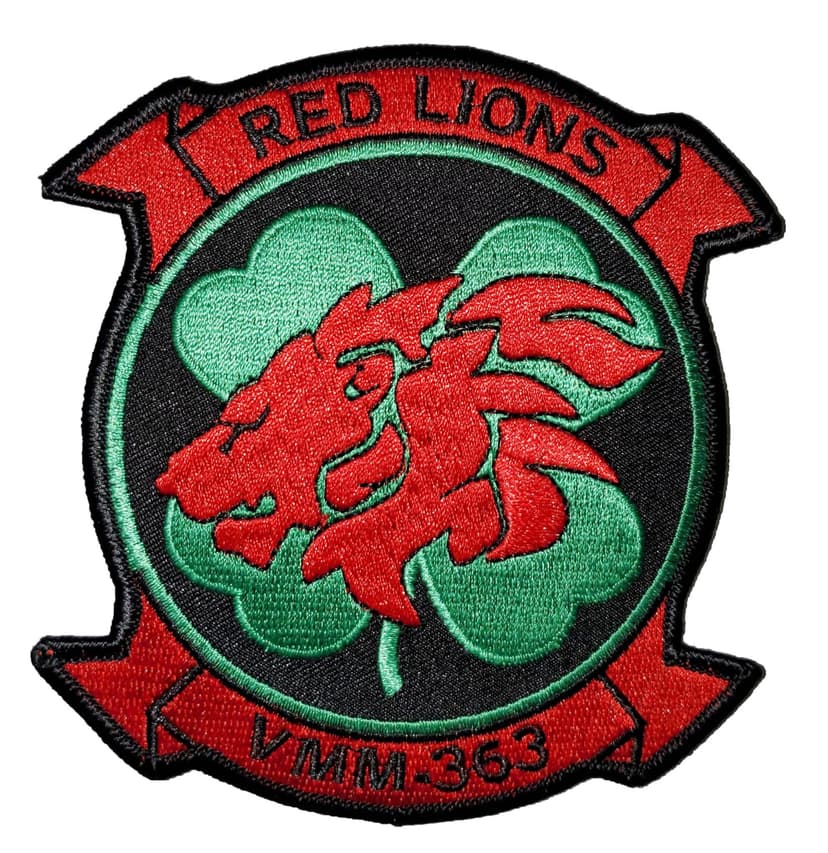 VMM-363 Red Lions Patch –Sew On
