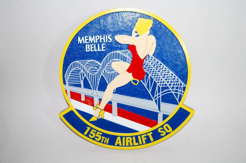155th Airlift Squadron Plaque