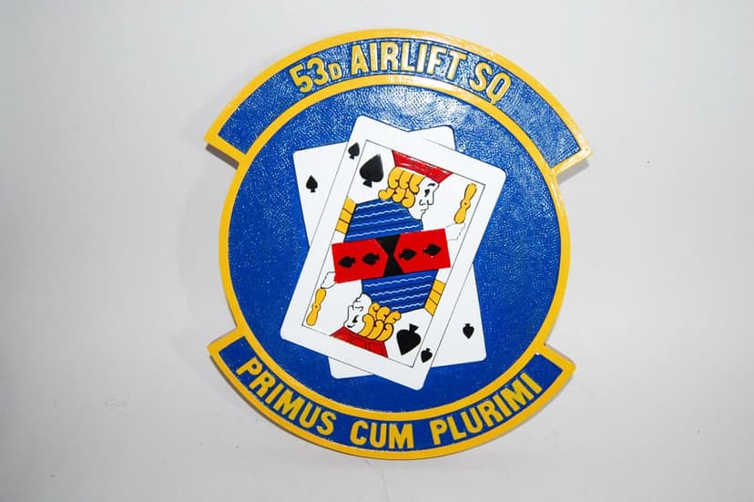 53d Airlift Squadron Plaque