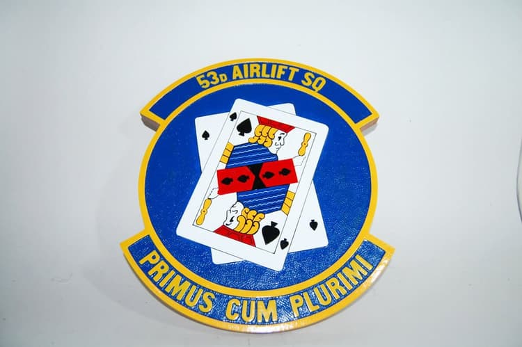 53d Airlift Squadron Plaque