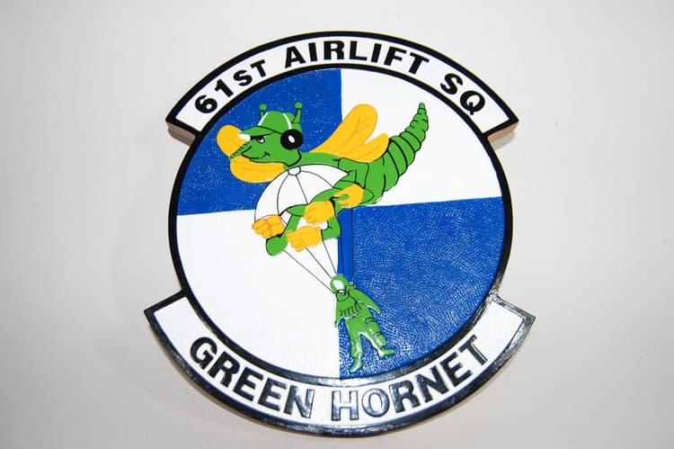 61st Airlift Squadron Plaque