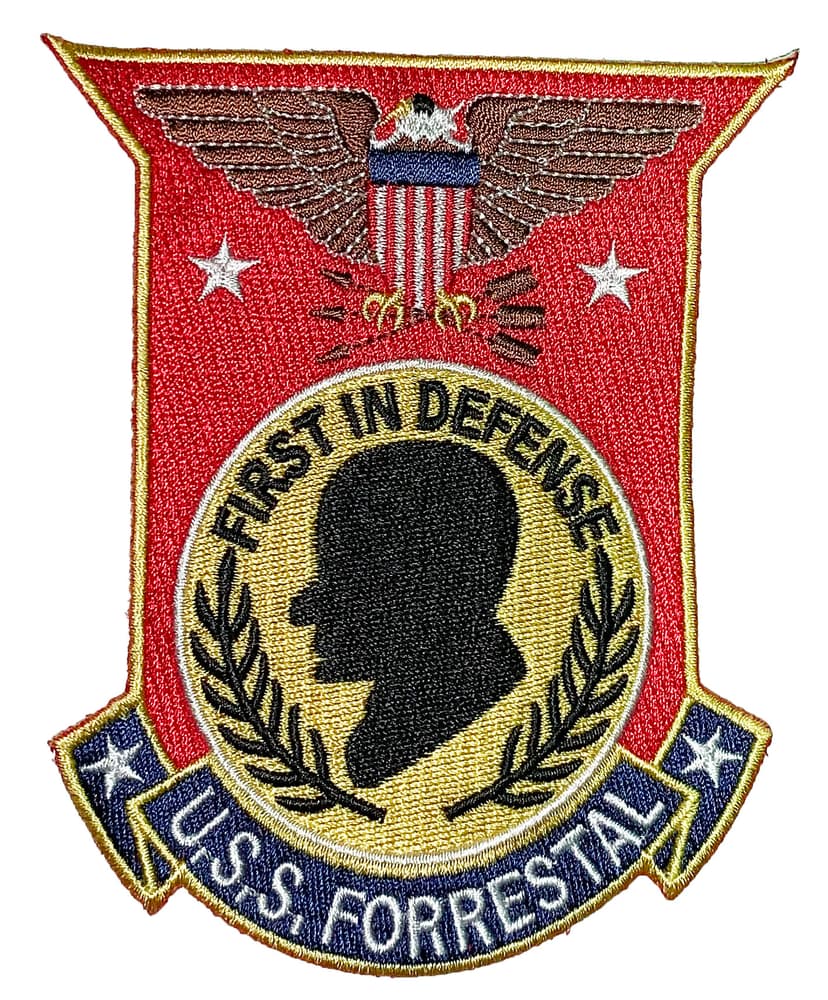USS Forrestal CV-59 Patch – Sew On