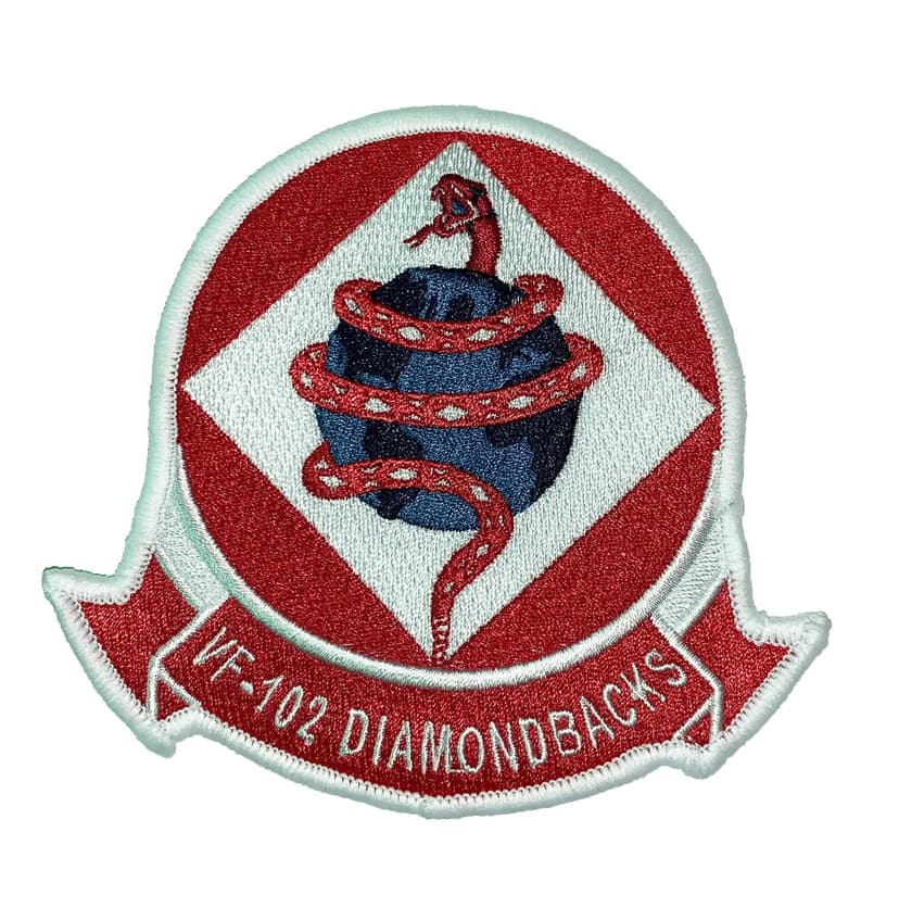 VF-102 Diamondbacks Squadron Patch – Sew on