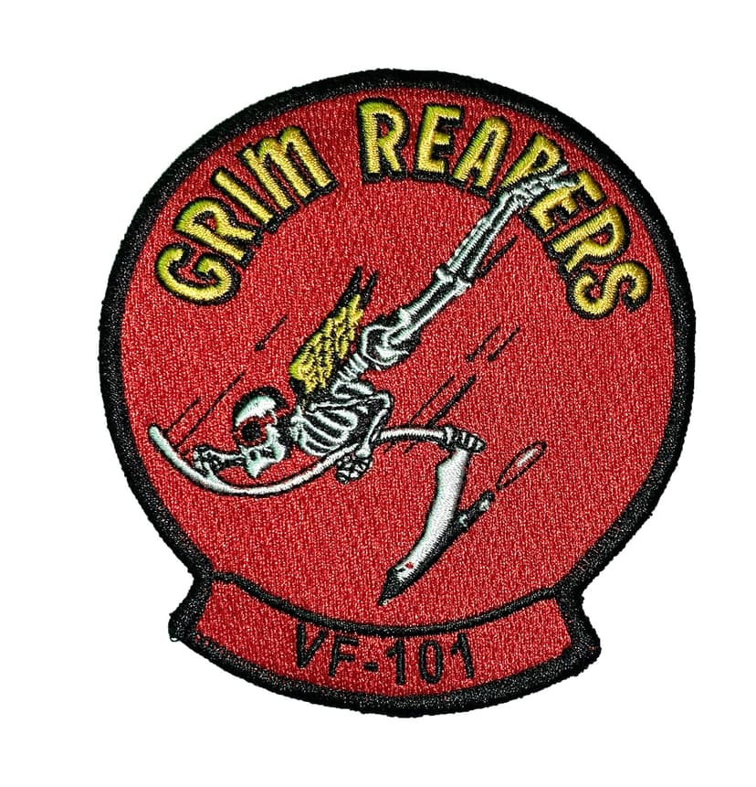 VF-101 Grim Reapers Glow in the Dark Patch – Sew on