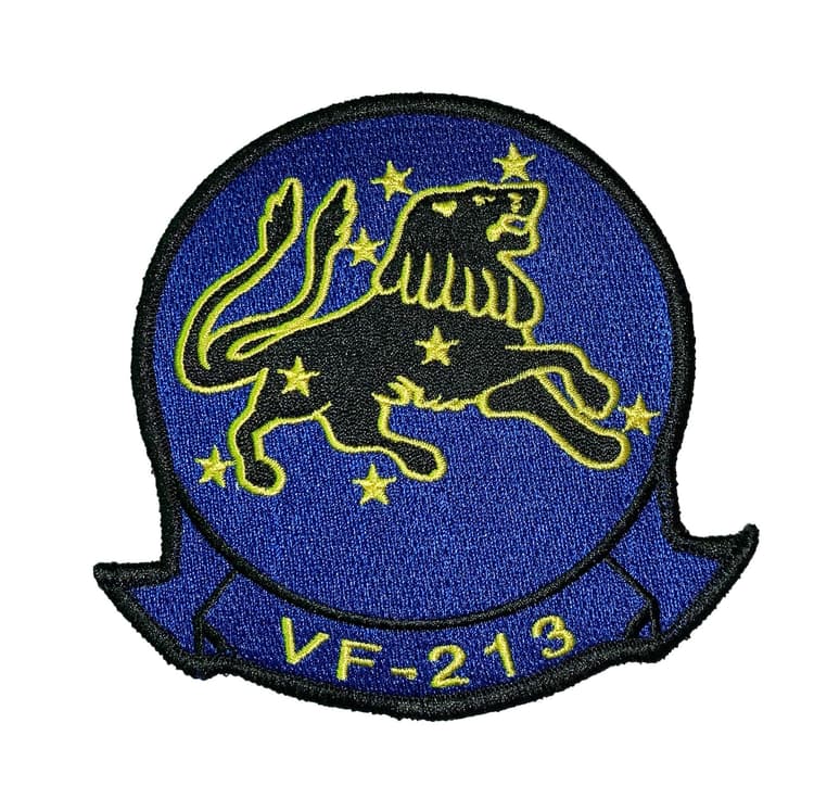 VF-213 Black Lions Squadron Patch – Sew on