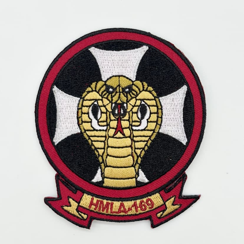 HMLA-169 Vipers Squadron Patch – Embroidered, Sew On