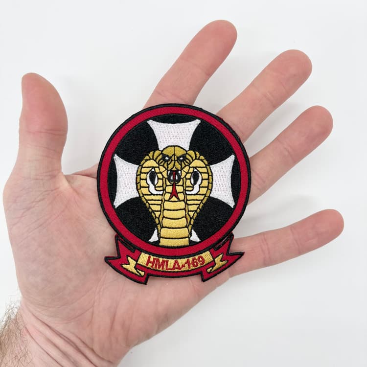 HMLA-169 Vipers Squadron Patch – Embroidered, Sew On