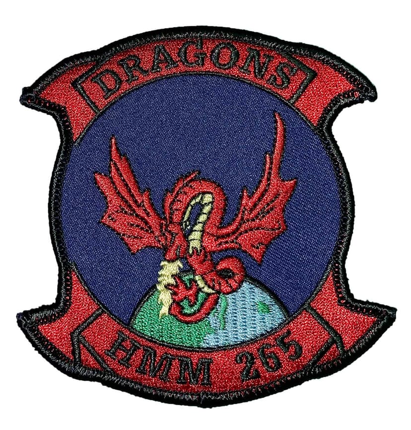 HMM-265 Dragons Patch- Sew On