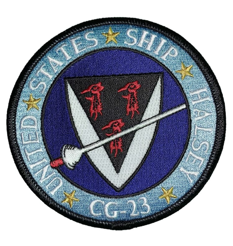 UNITED STATES SHIP HALSEY CG-23 Patch – Sew On