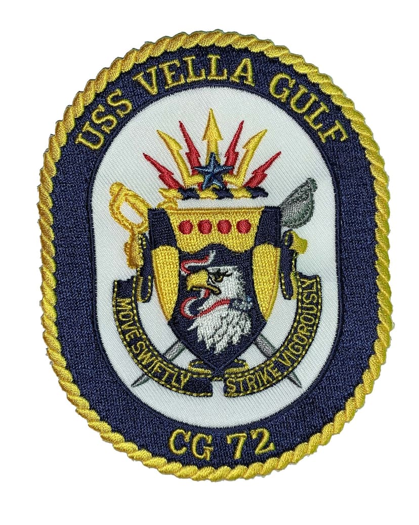 USS VELLA GULF CG-72 Patch – Sew On