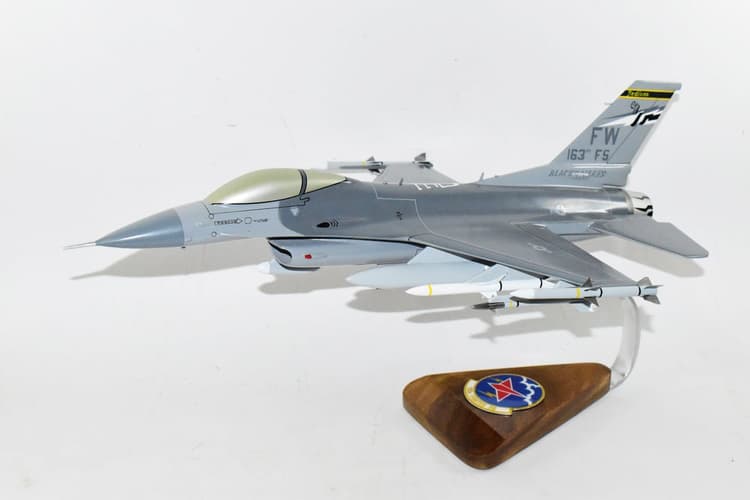163rd Fighter Squadron F-16 Fighting Falcon Model