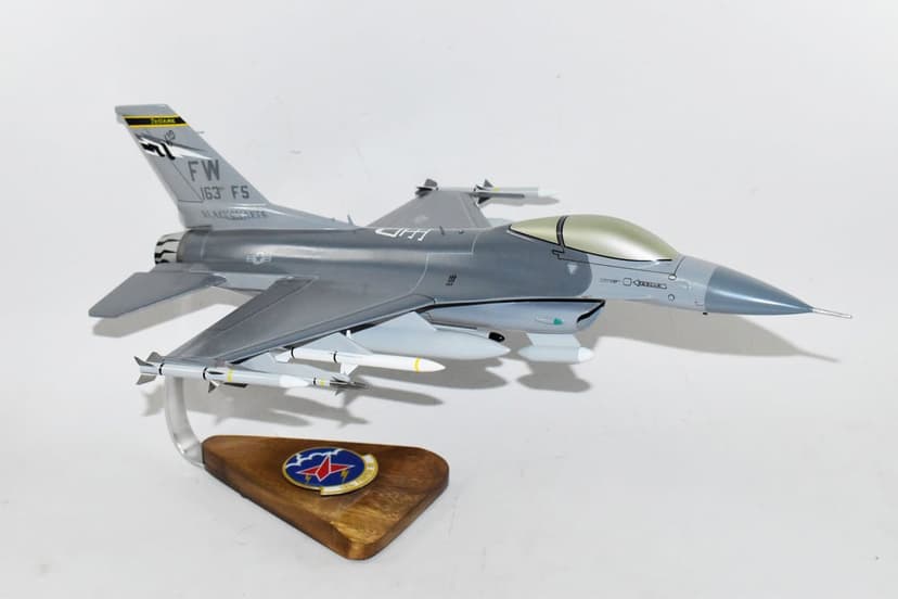 163rd Fighter Squadron F-16 Fighting Falcon Model