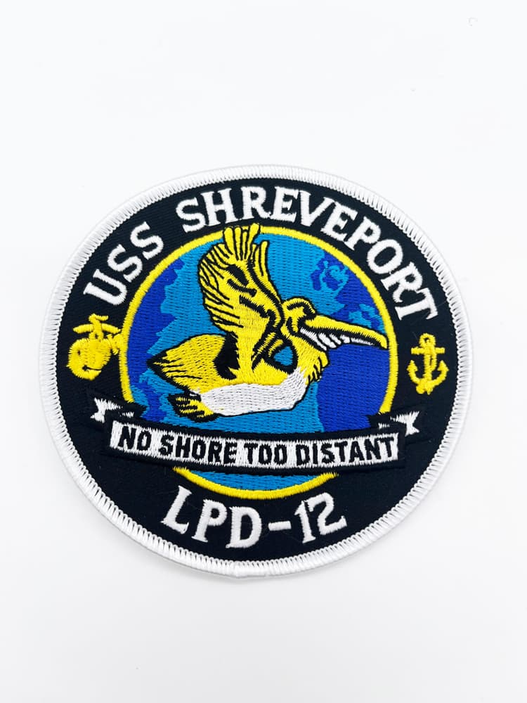 USS SHREVEPORT LPD-12 Patch – Sew On
