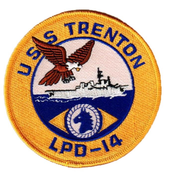 USS TRENTON LPD-14 Patch – Sew On