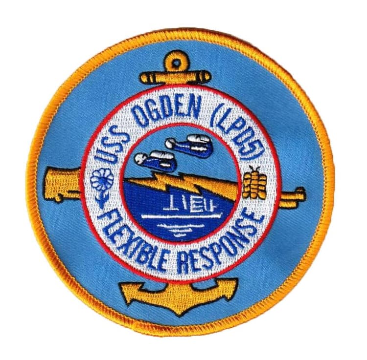 USS OGDEN LPD-5 Patch – Sew On