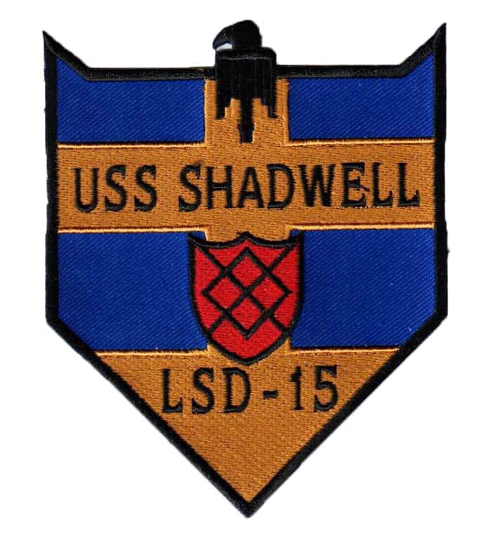USS SHADWELL LSD-15 Patch – Sew On